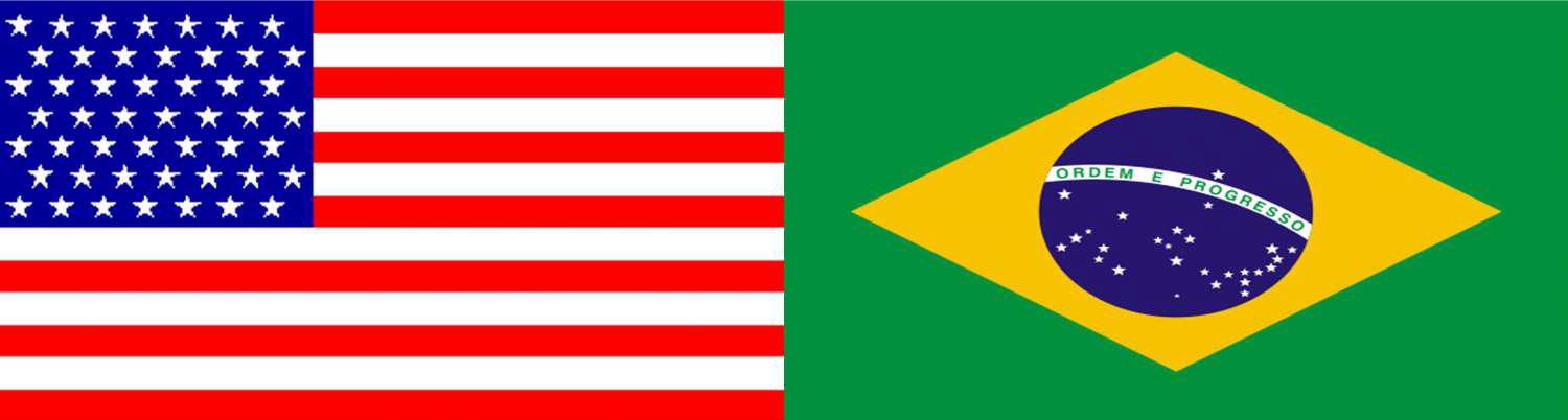 American Brasil Flag